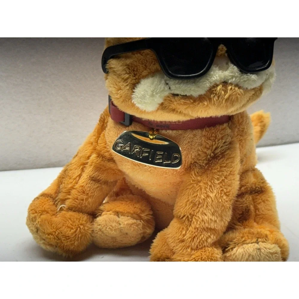TY Beanie Baby Cool Cat‎ Garfield  Sunglasses Stuffed Animal Plush 2004 No Tag